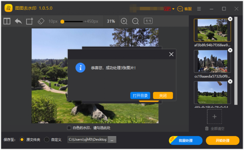 图4:处理成功